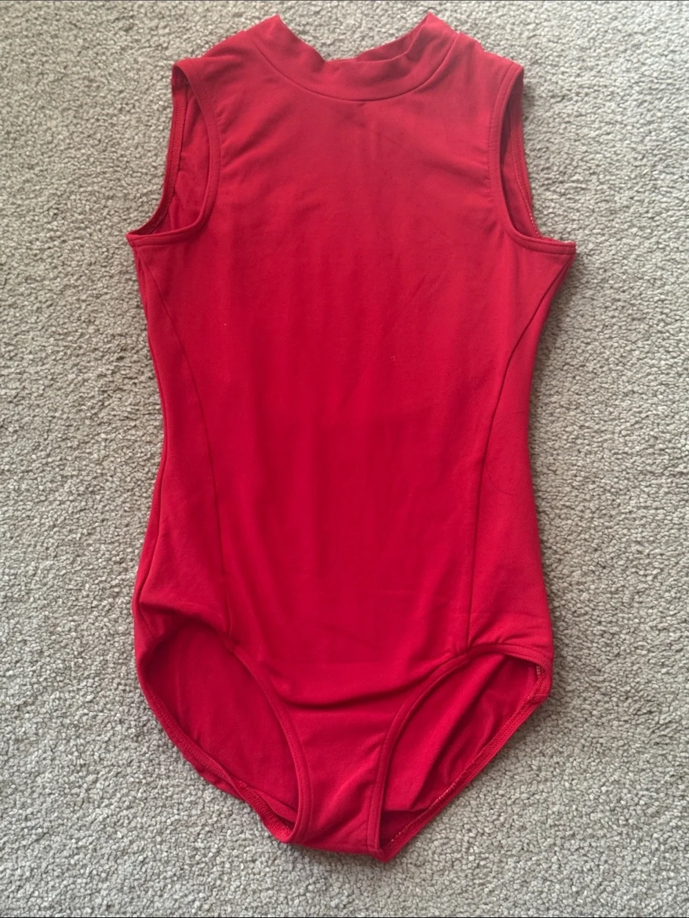 Capezio Studio Collection High Neck Leotard in Scarlet!